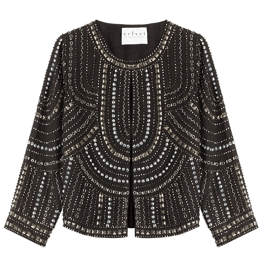 Black Studded Jacket - image 1